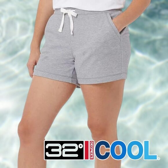 32 Degrees Cool | Ladies' Ultra Soft Shorts | 2 pack | XL | Grey and Blue | NWOT - Picture 4 of 4
